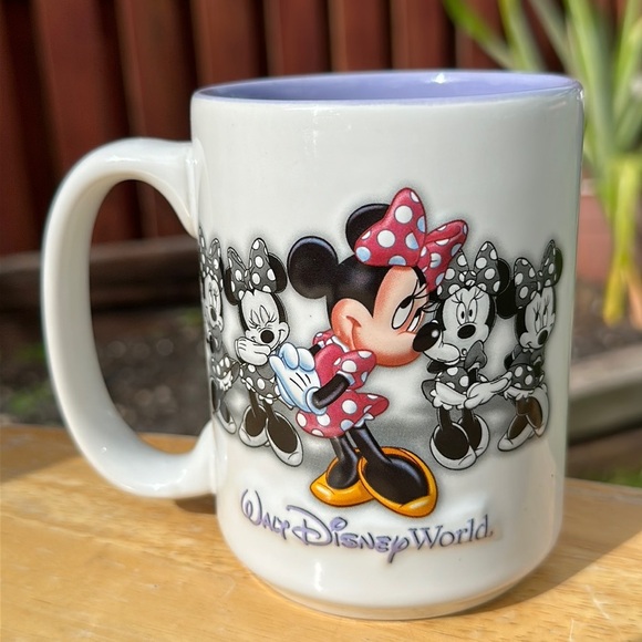 Minnie Mouse Walt Disney World Park Large Hot Chocolate Coffee Tea Mug - Picture 1 of 5